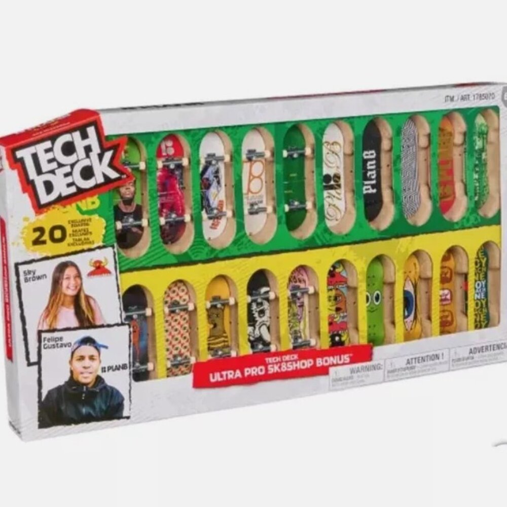 TECH DECK Ultra Pro 20 Bonus Pack Fingerboard Skateboards Sk8shop